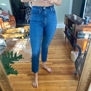 MADEWELL \\ High Rise Slim Boys Jean